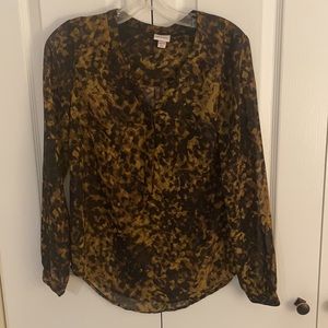 Merona Women’s XS Semi-Sheer Pullover Blouse